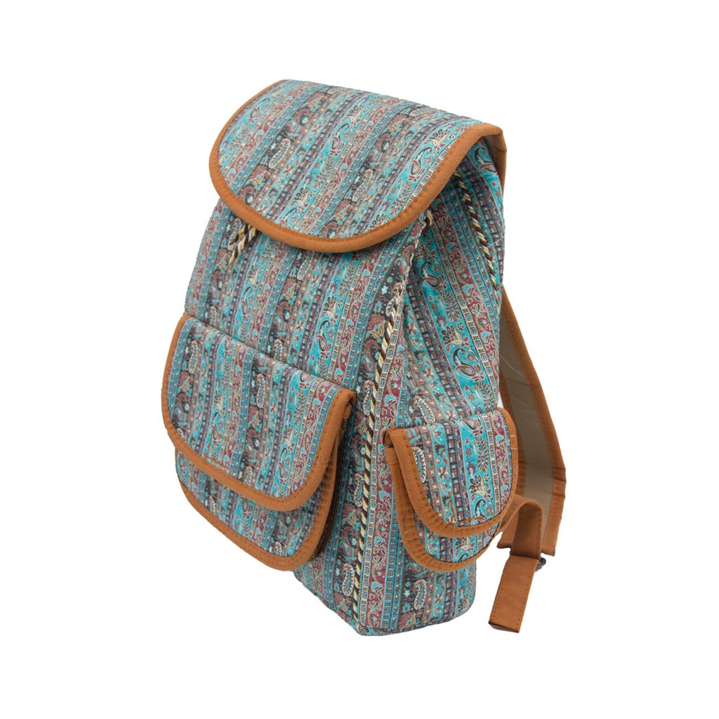 Termeh Backpack Poplar Leaf Material: Silk thread