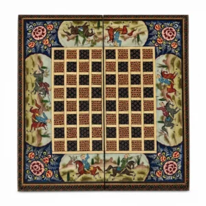 Khatam Backgammon and Chess Set – Chogan 35cm