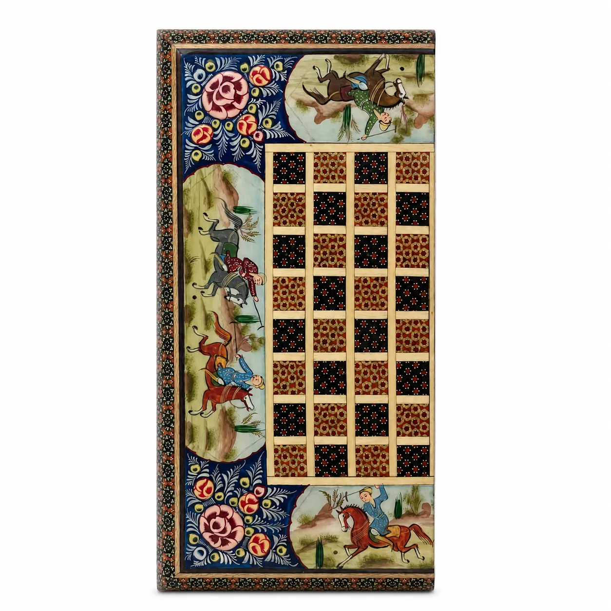 Khatam Backgammon and Chess Set – Chogan 35cm
