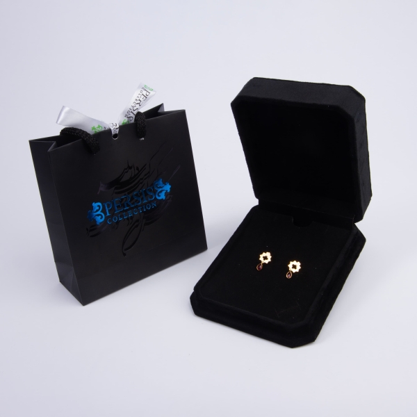 Persian Geometric, 18k Gold Earrings