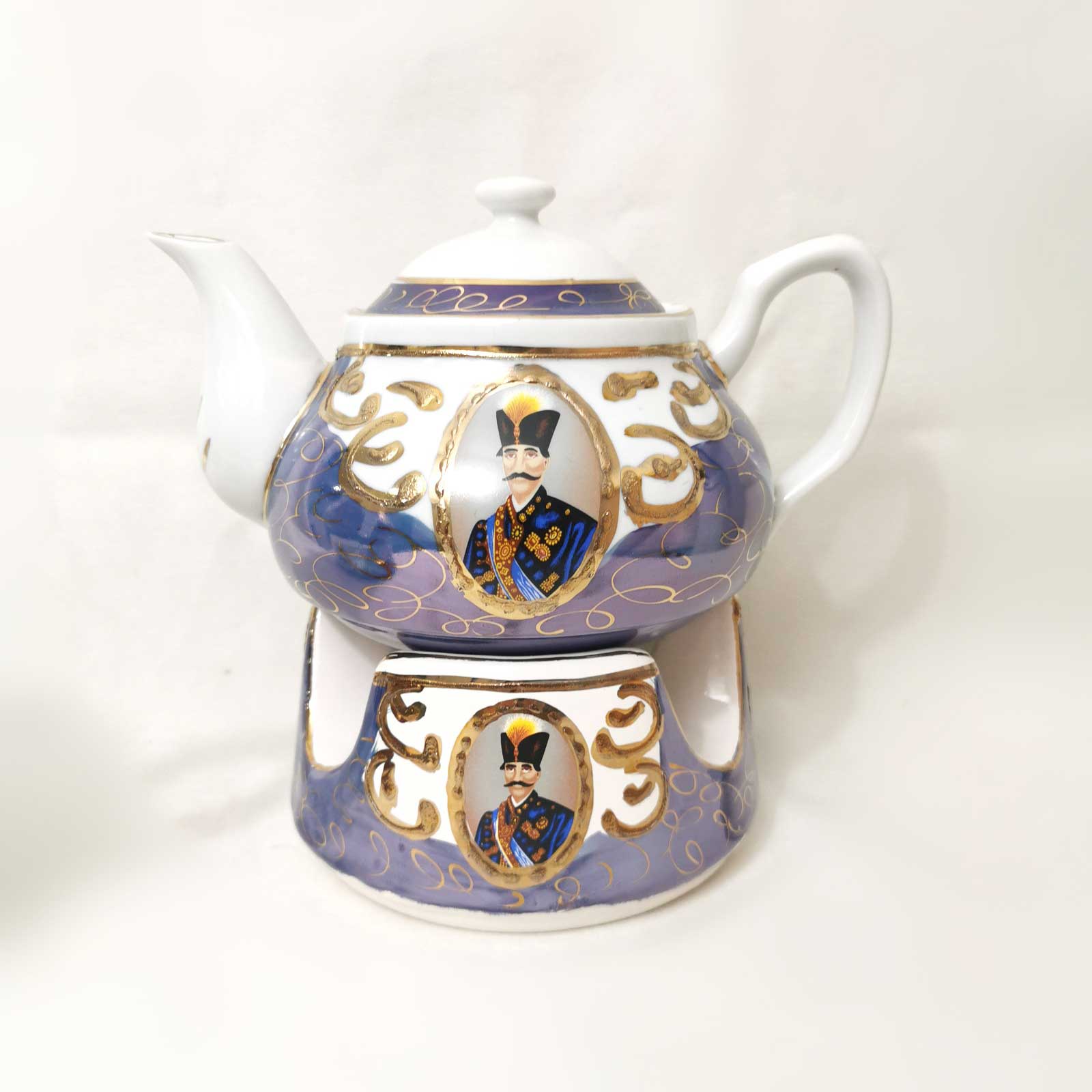 Persian Teapot and Warmer - Iranian Tea Pot- Shah Abbas 