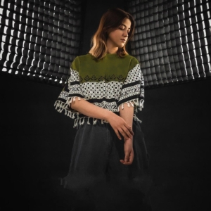 Persian Green Square Ghalamkar Vest