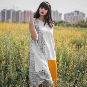 Cotton Shirt Ghalamkar