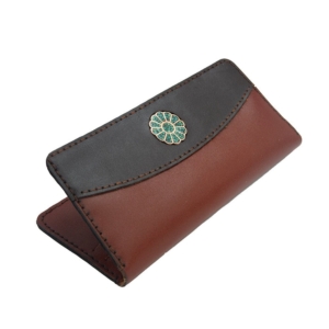 Turquoise Leather Wallet