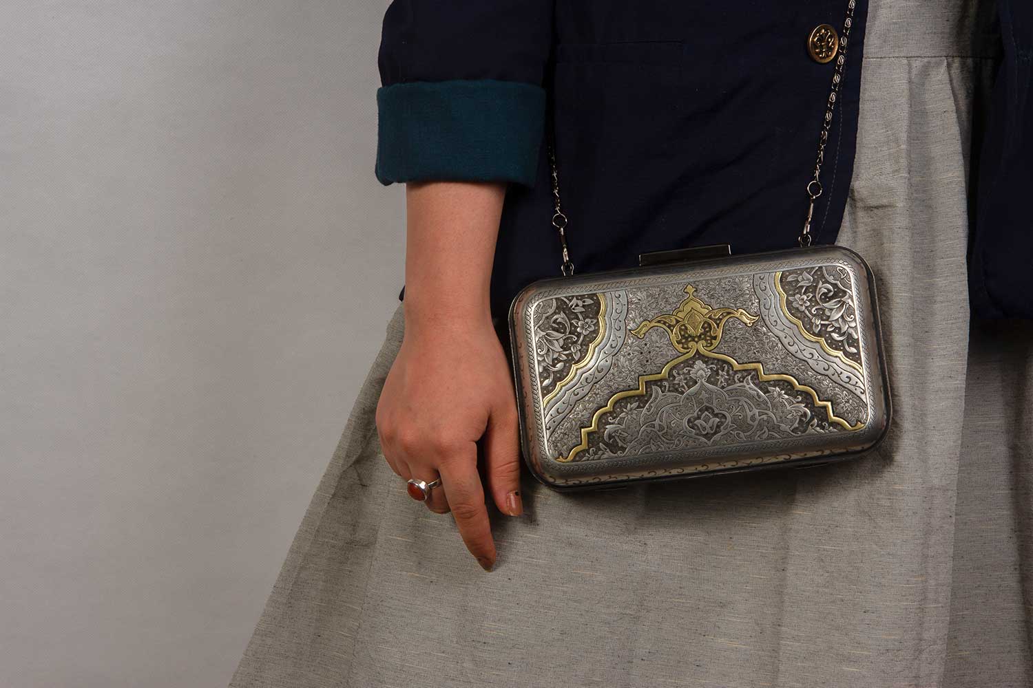 The Ghalamzan Clutch Bag