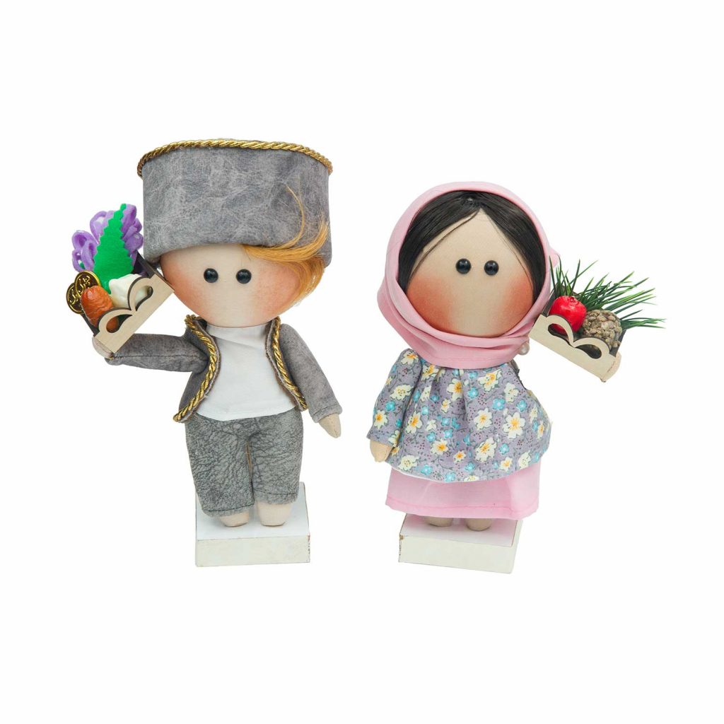 Traditional Haft Sin Dolls – Colorful Persian Figurines for Nowruz Table Display and Gift Giving