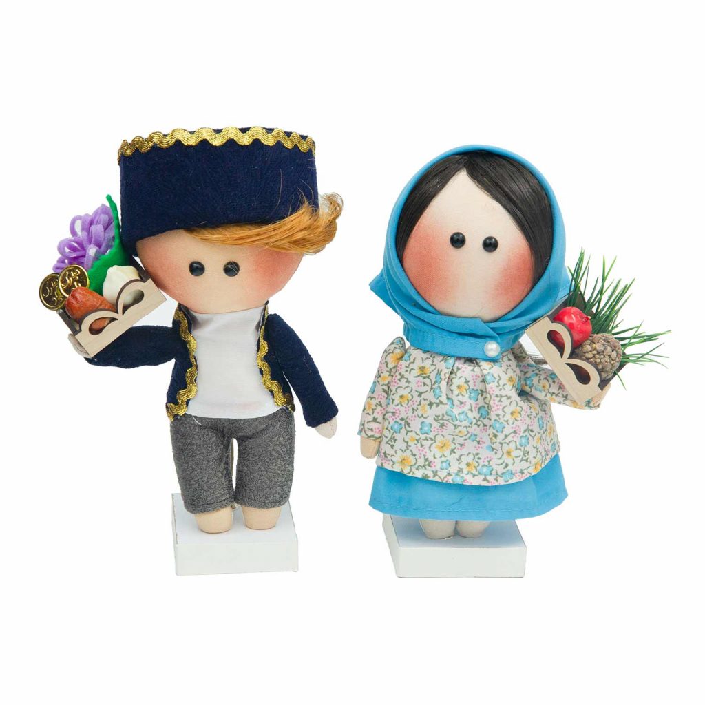Traditional Haft Sin Dolls – Ceramic Decorative Figures for Nowruz Celebration by Persis Collection