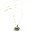 Lion And Sun 925 Silver Necklace