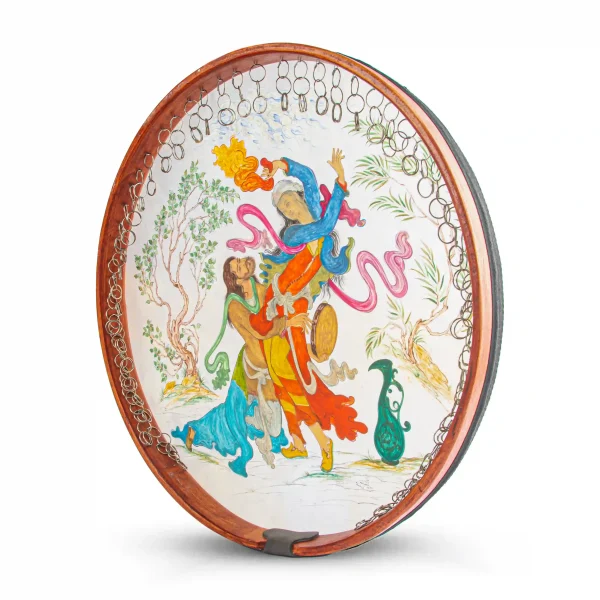 Miniature Art Daf Instrument – Hand Painted