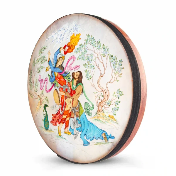Miniature Art Daf Instrument – Hand Painted
