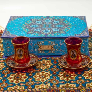 Red Shah Abbasi Tea Gift Set