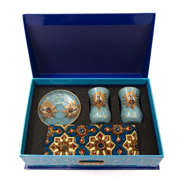Persian Turquoise Shahabasi Tea Gift Set