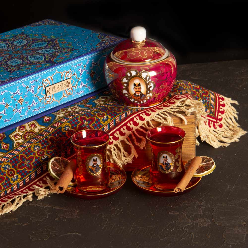 Red Shah Abbasi Tea Gift Set