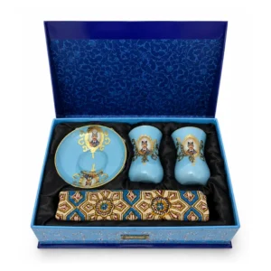 Persian Turquoise Shahabasi Tea Gift Set