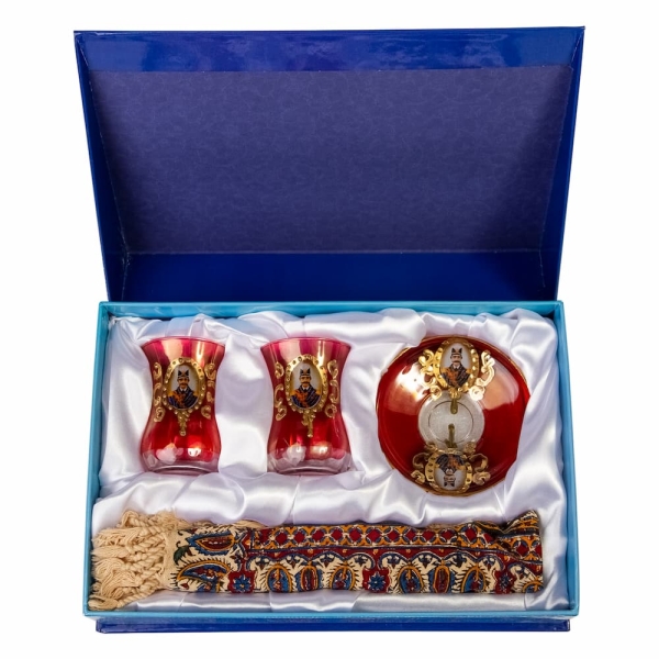 Red Shah Abbasi Tea Gift Set