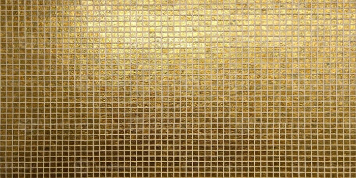 Golden Persian tiles