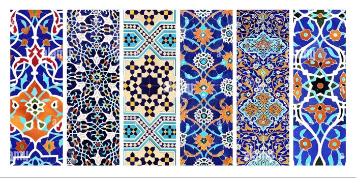 Persian mosaic tile