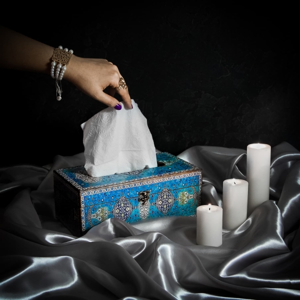Azure Tissue Box