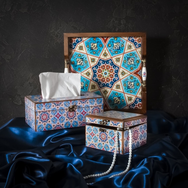 Persian Tile Tissue Box