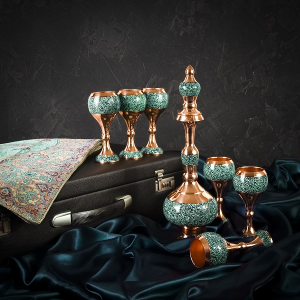 Persian Turquoise – Firoozeh Koobi Decanter Gift Set