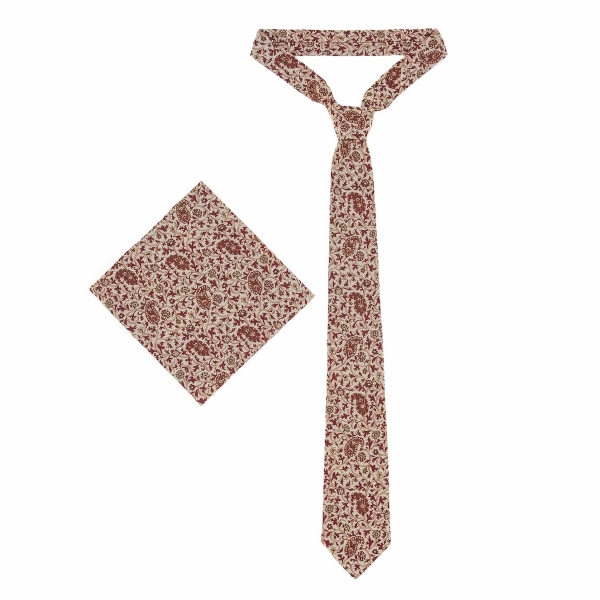 Luxury Termeh Tie and Pocket Square