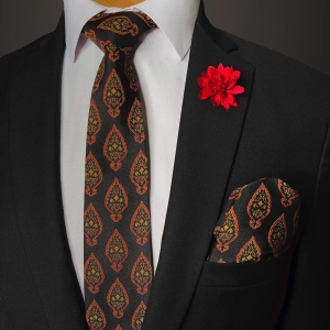 Persian Night Termeh Tie & Pocket Square