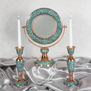 Persian Turquoise Ayene Shamdoon Set
