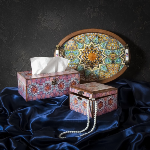 Eslimi Pattern Tissue Box