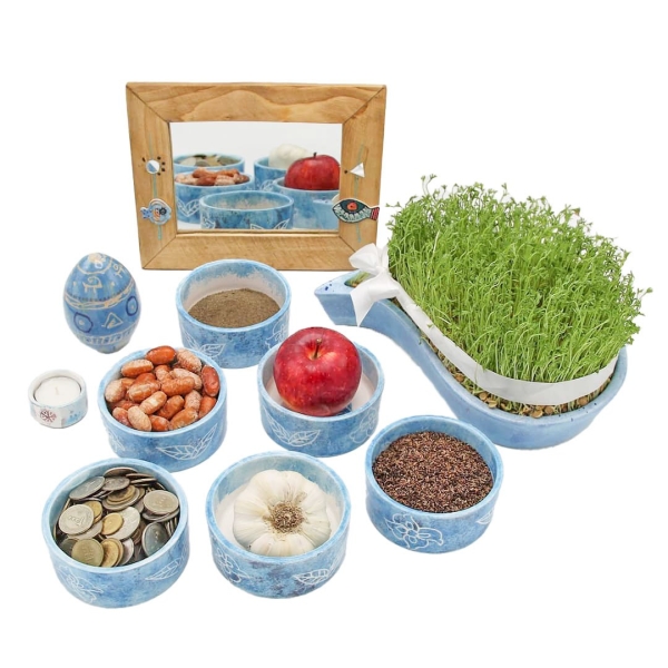 Persian Blue Haft Sin Set