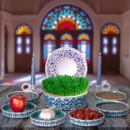 Persian Blue Haft Sin Set