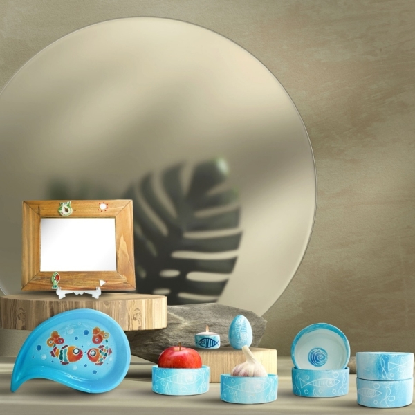 Persian Blue Haft Sin Set