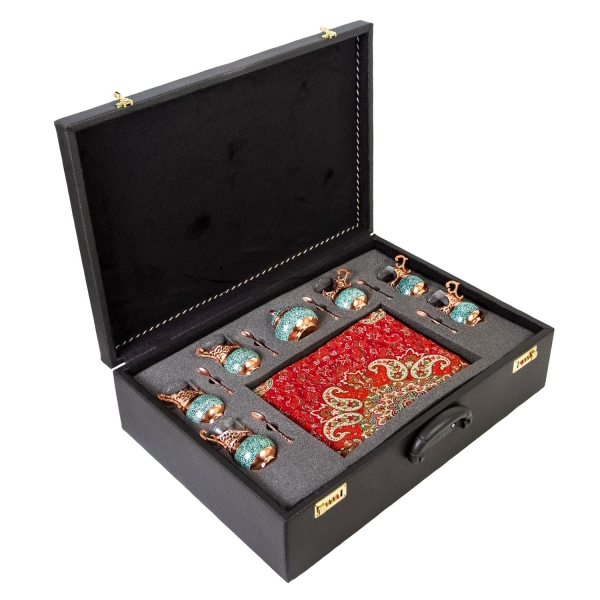 Persian Firoozeh Koobi Tea Set