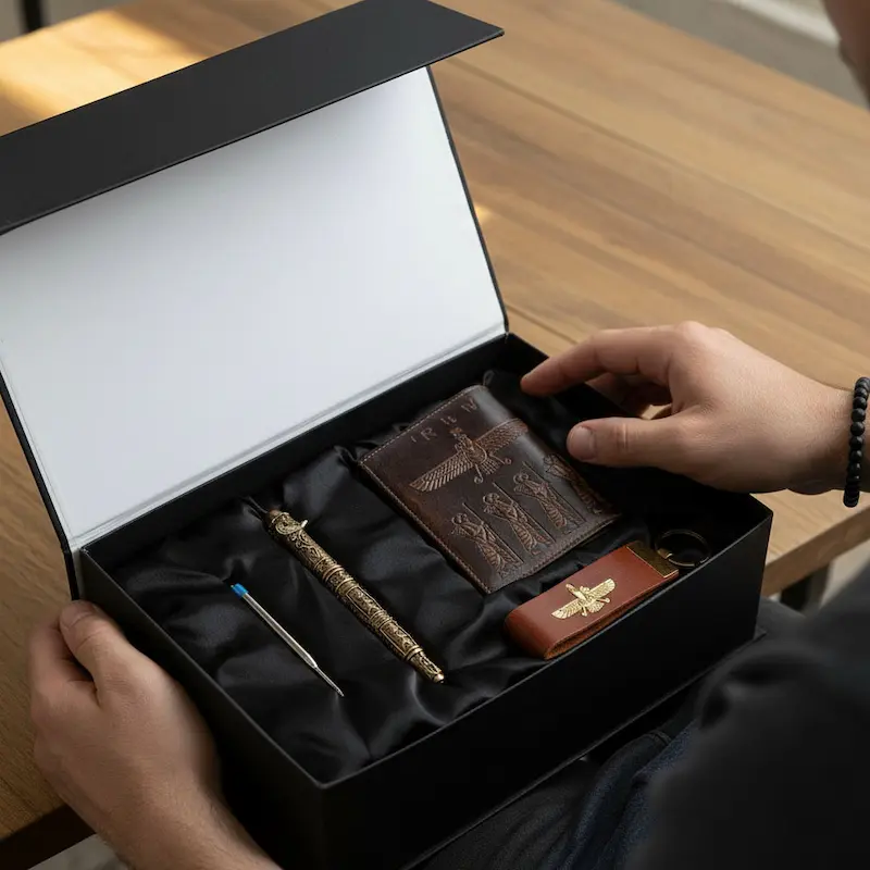 Farvahar Heritage Gift Set – Premium Persian Gift for Him