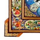 Peacock Khatam Art Clock - Two Sizes