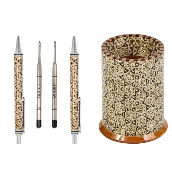 Persian Khatam Art Office Desk Gift Set