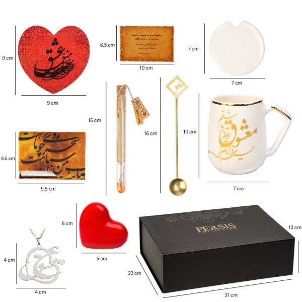 Mashoogh Gift Set -معشوق- Gold Plated