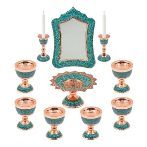Turquoise Stone Haftseen Set
