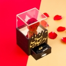Endless Love - 18k Gold Bracelet and Preserved Rose