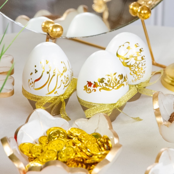 Luxury Golden Nowruz Egg