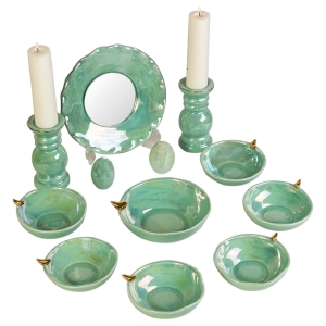 Turquoise Ceramic Haft Sin