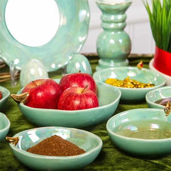 Turquoise Ceramic Haft Sin