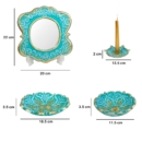Turquoise Pottery Haft Sin Set