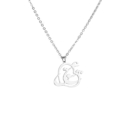 Loving Steel: A Heart-Shaped Necklace