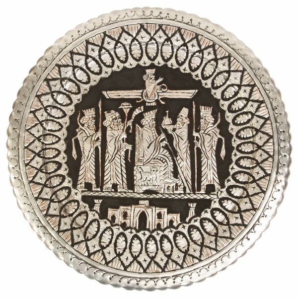Ghalam Zani Persepolis Plate 40cm