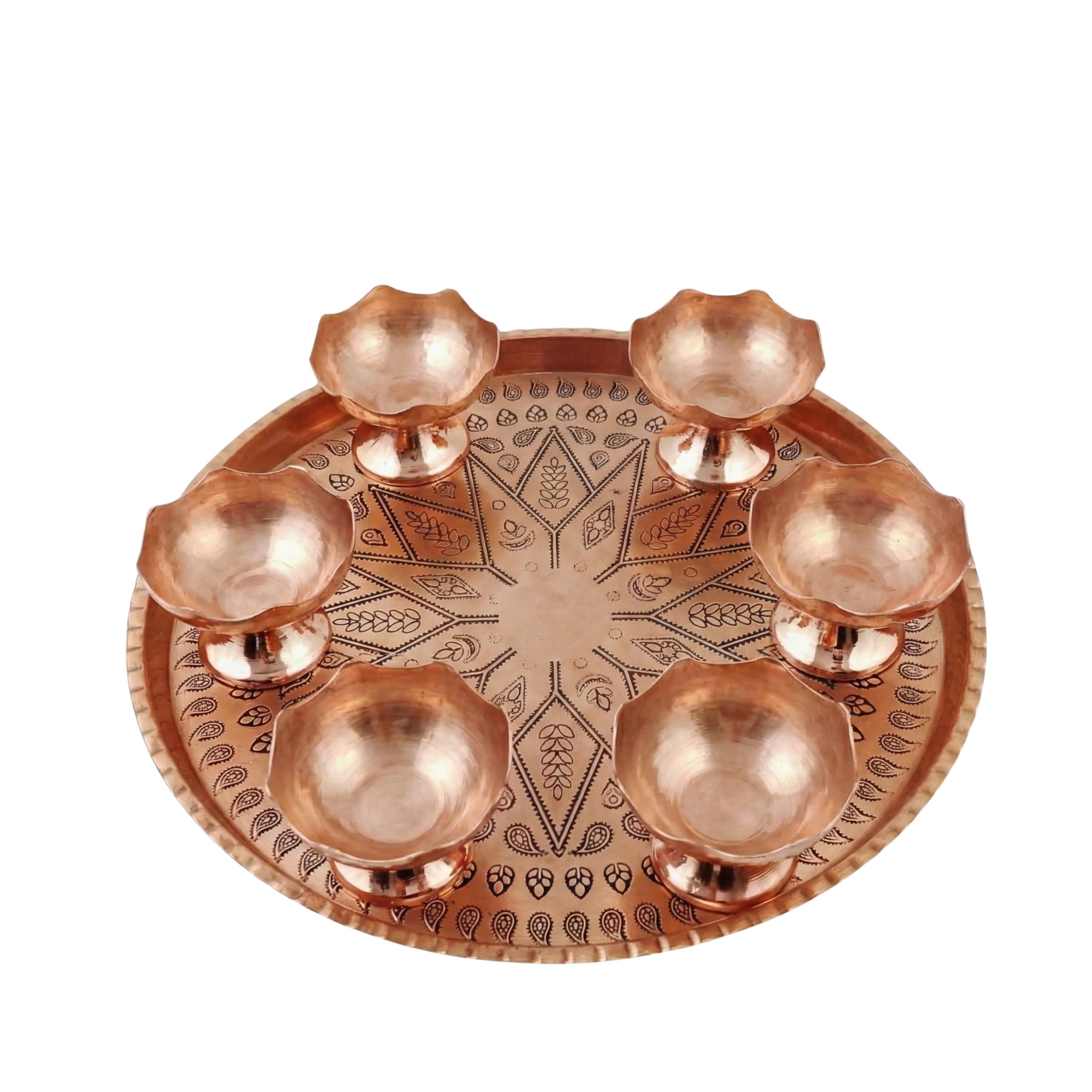 Ghalamzani Copper Haft Sin Set Small size