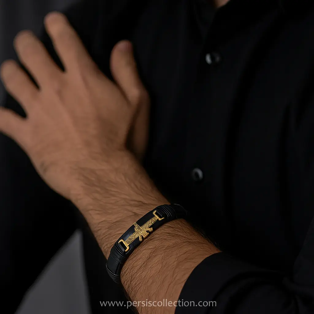 Gold Farvahar Bracelet