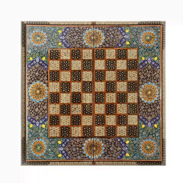 Khatam Backgammon and Chess Set – Tazhib
