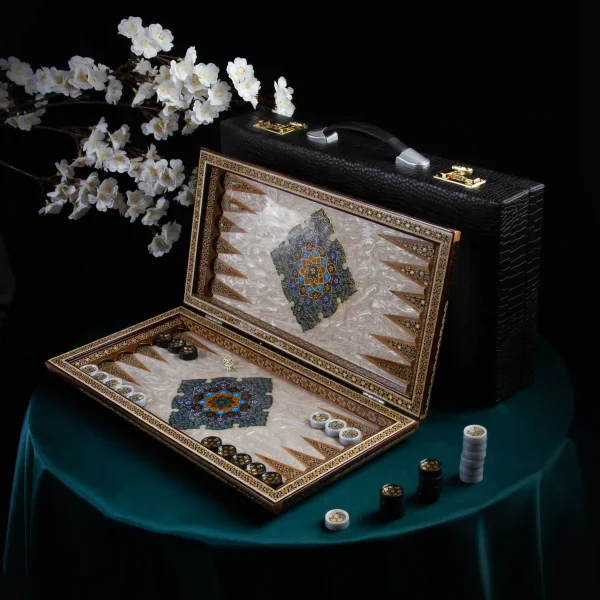 Khatam Backgammon and Chess Set – Tazhib
