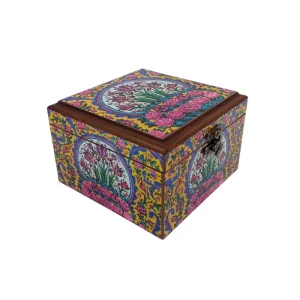 Decorative Storage Box Rose Pattern