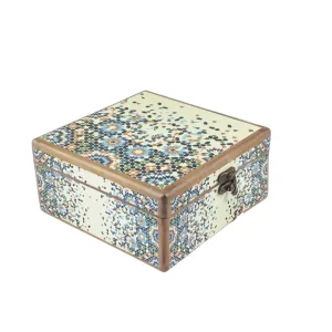 Decorative Storage Box Lattice Flower 15 x 15cm